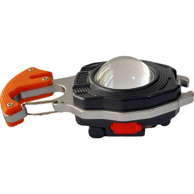 Višenamenski privezak sa otvaracem za boce i LED svetlom. Idealan za avanture u prirodi, pecanje i planinarenje.