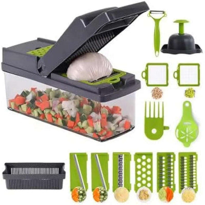 Visenamenski secko za povrce sa raznim nastavcima, rende, ljustilica, idealno za brzu pripremu hrane, Beograd kuhinja.