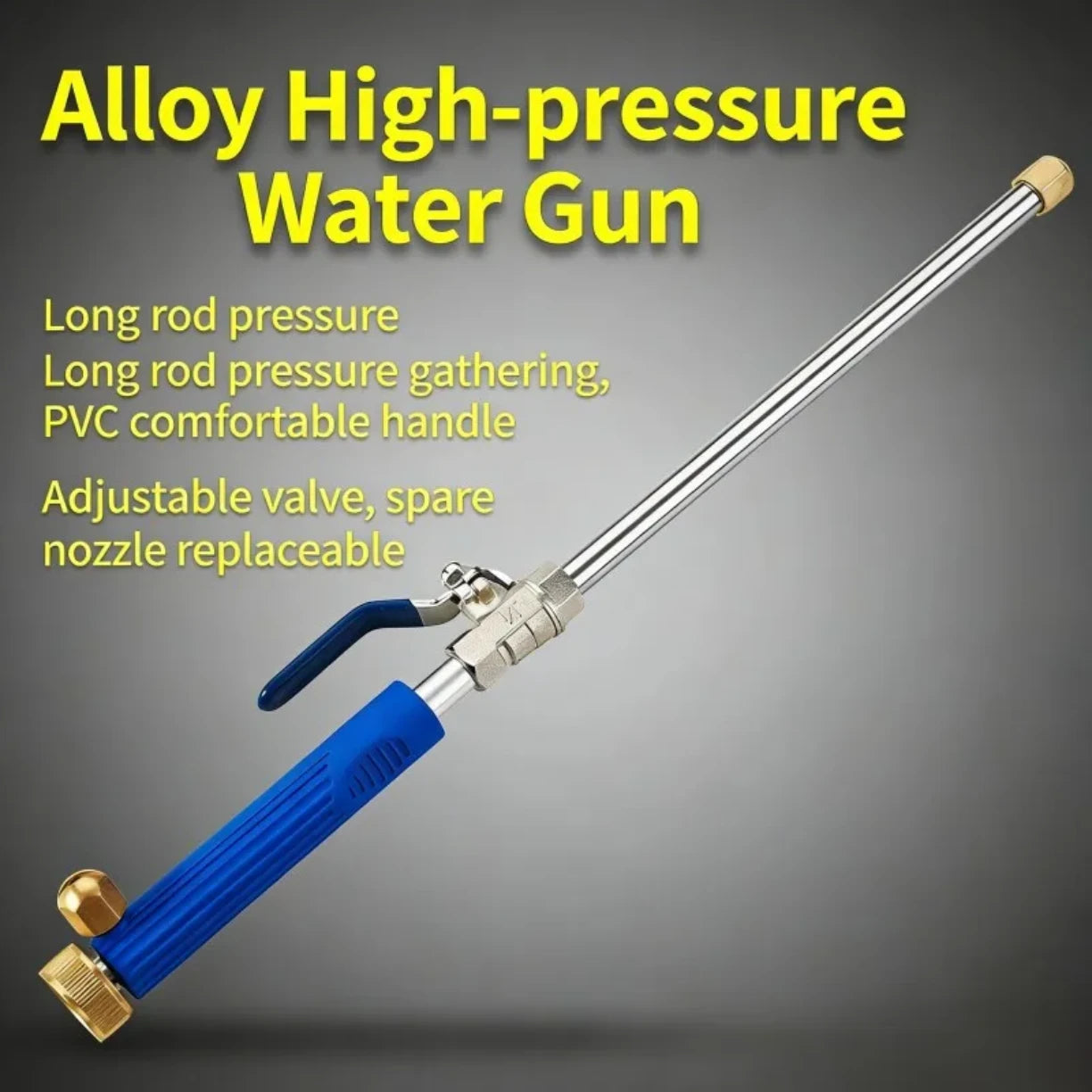 Alloy high pressure water gun sa dugom cevi i PVC drskom