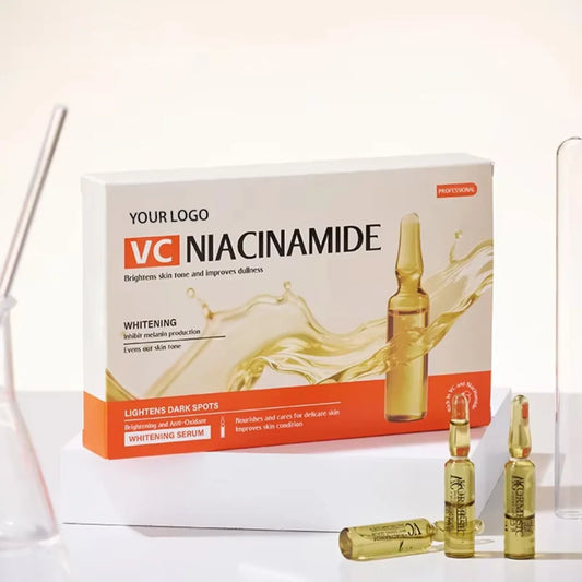 Kutija vitamina C i niacinamid ampula za lice