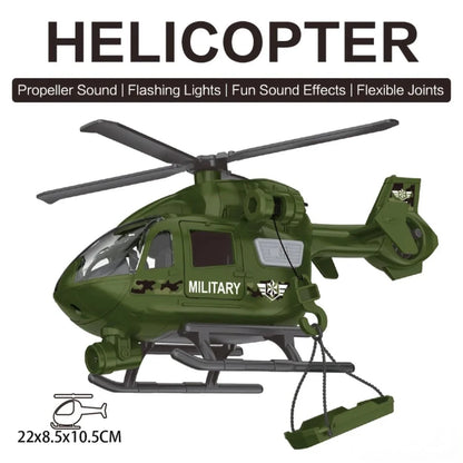 Vojni helikopter igracka sa opisom funkcija i dimenzija