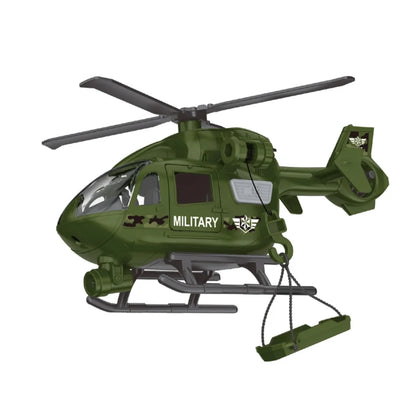 Vojni helikopter igracka sa nosilom na kanapu