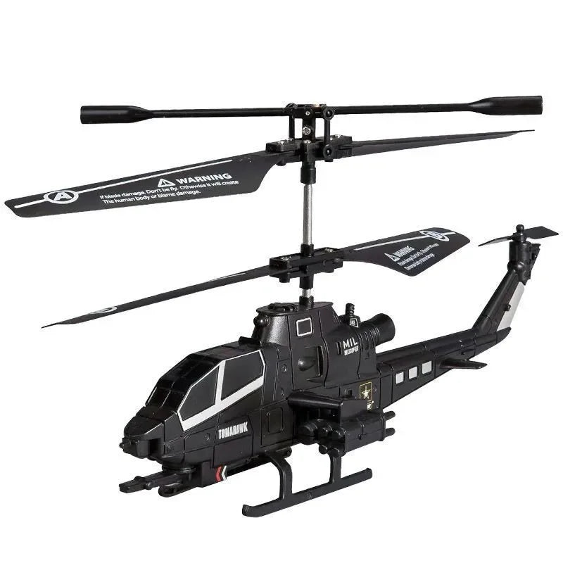 Crni vojni RC helikopter igracka sa dva rotora