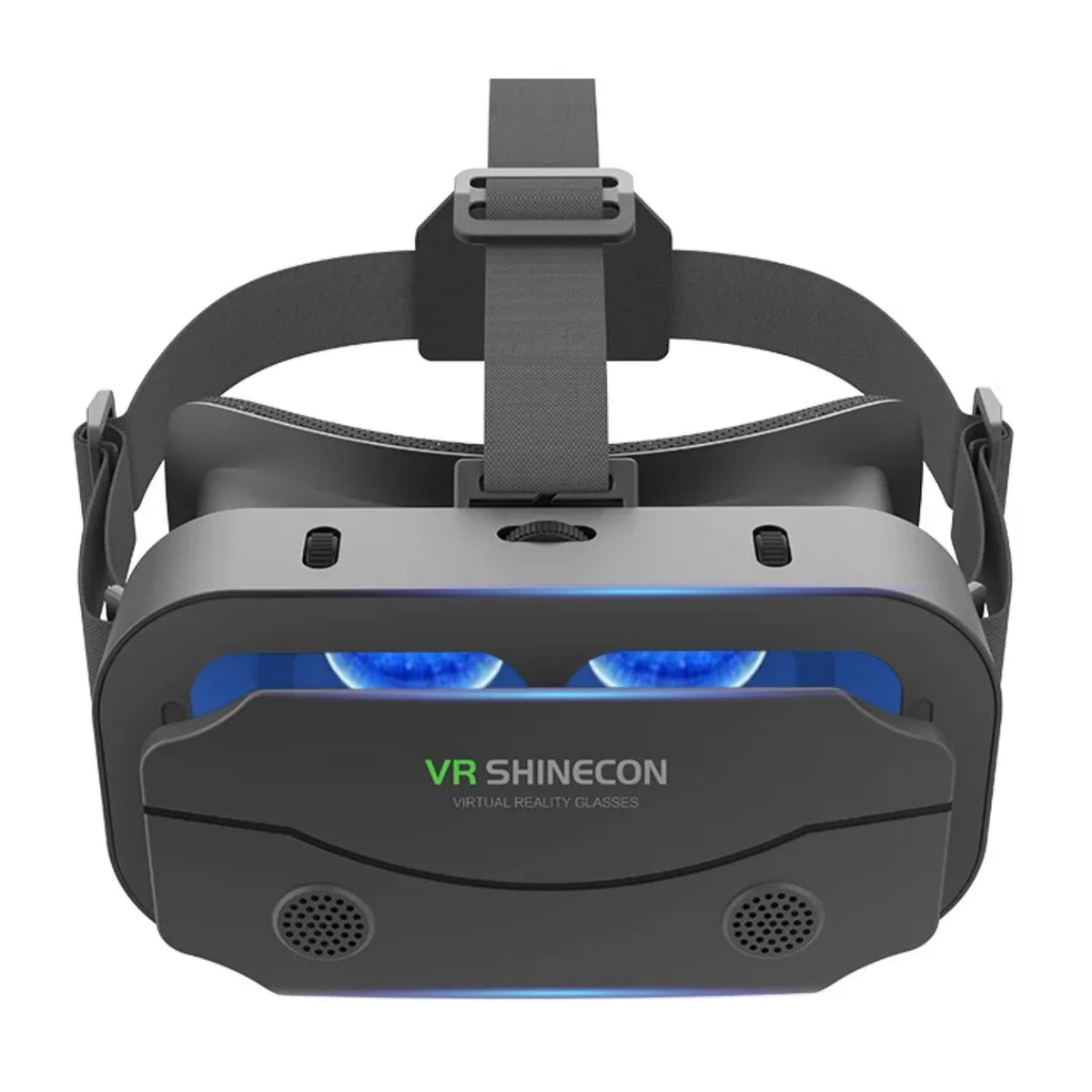 Prednji pogled na sive VR naocare za telefon