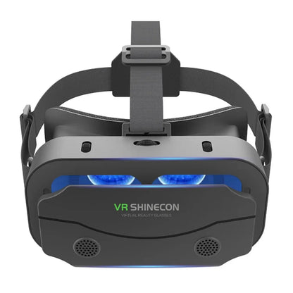 Prednji pogled na sive VR naocare za telefon
