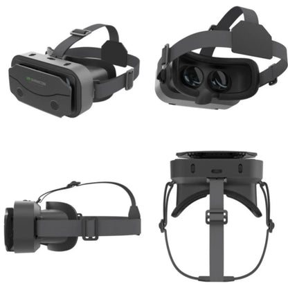 Kolaz razlicitih uglova VR naocara za telefon