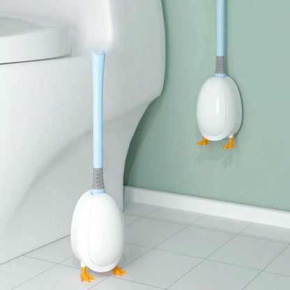 Wc cetka patkica sa stalkom koji stoji na podu i na zidu
