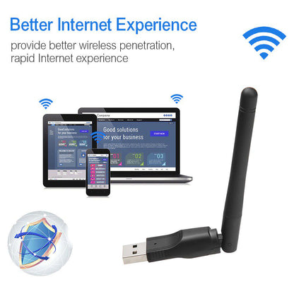 USB WiFi Adapter sa Antenom 150Mbps za Racunar
