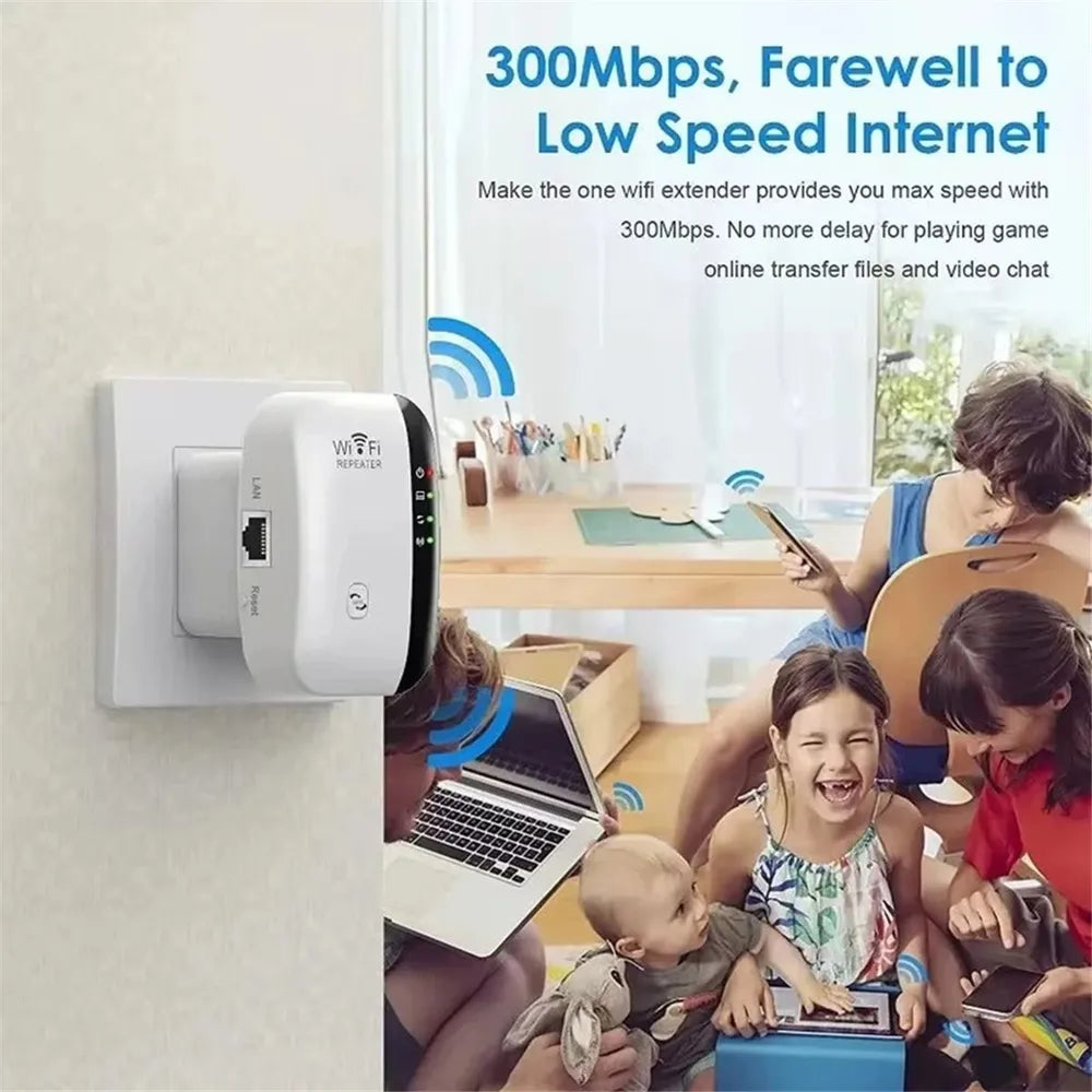 WiFi repeater brzine do 300mbps za stabilan internet u celoj kuci