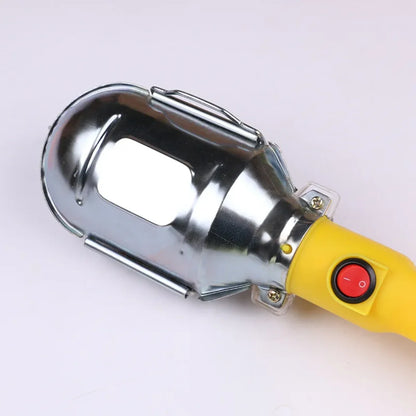 Zadnji deo radne LED lampe sa crvenim prekidacem