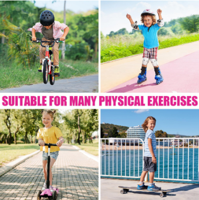 Zastitna oprema za decu pogodna za razlicite sportove. Koristi se za rolere, skejt, bicikl i skuter.