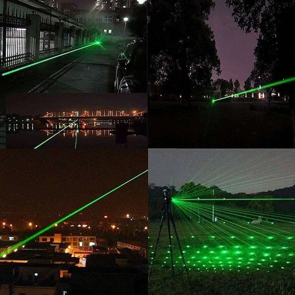 zeleni laserski pokazivac 303 jak snop velikog dometa vidljiv nocu na velikoj udaljenosti