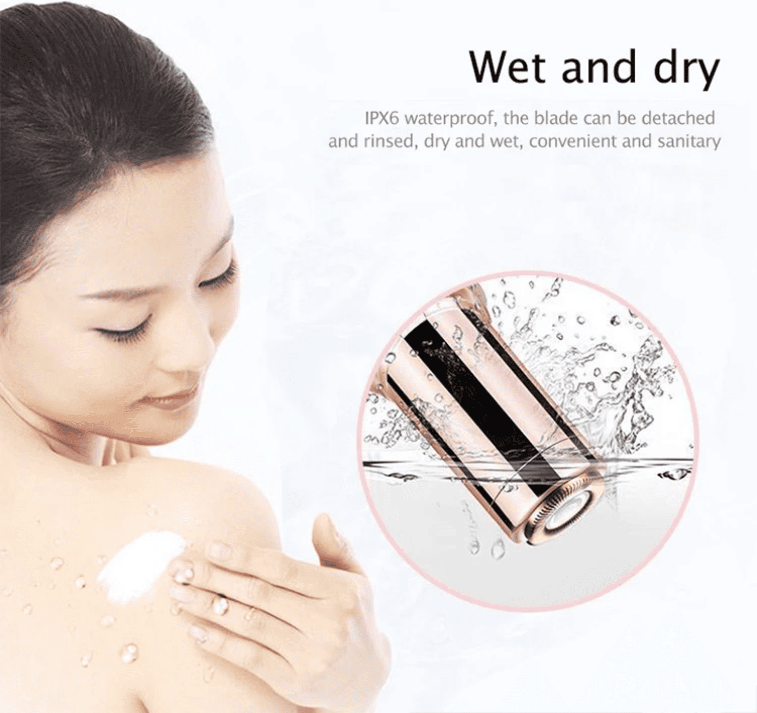 Ženski depilator wet and dry vodootporni dizajn