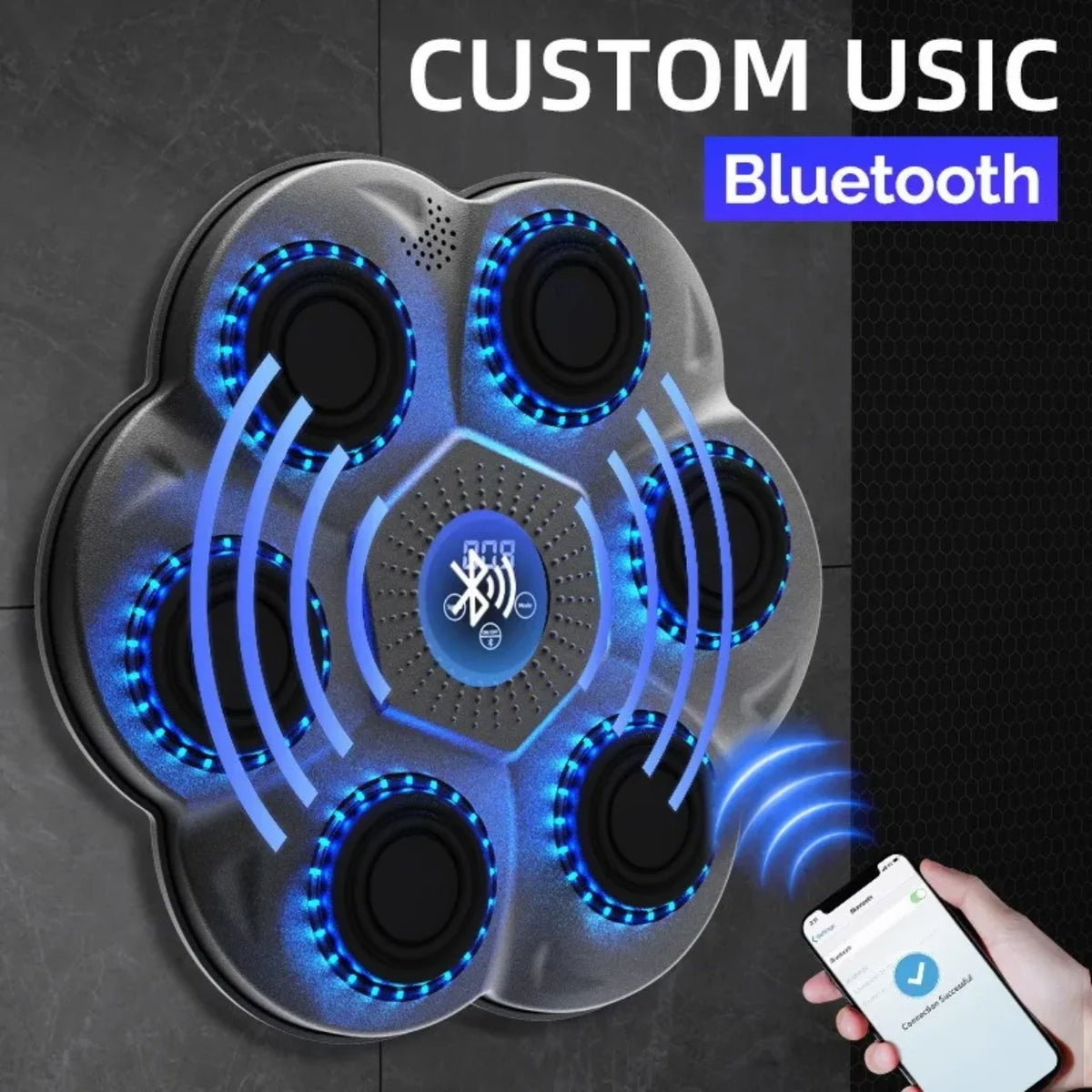 Zidna bokserska meta povezana sa telefonom preko Bluetooth veze