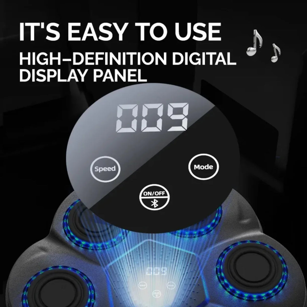 Digitalni displej zidne bokserske mete sa tasterima i Bluetooth oznakom