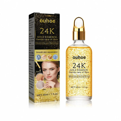 Zlatni serum za lice 24k bocica i kutija